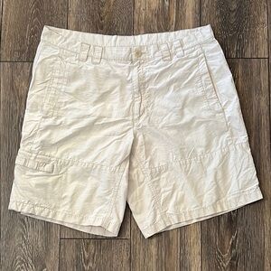 Columbia PFG Omni Shade Men's 38 Beige Cargo Shorts